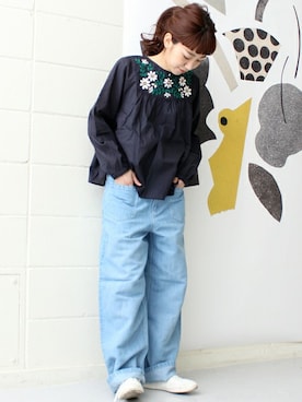 Tさん（レディース・154cm）の春コーディネート