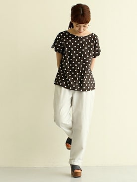 Tさん（レディース・154cm）の春コーディネート