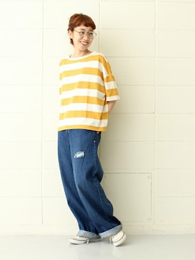 「PAR ICI（パーリッシィ）のアイテム」を使った、Tさん（レディース・154cm）の夏コーディネート