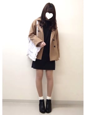 ®️さん（レディース・162cm）の冬コーディネート