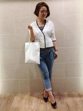 みょん／ALAND STAFFさん（レディース・163cm）の春コーディネート