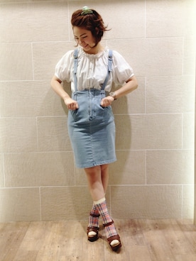 みょん／ALAND STAFFさん（レディース・163cm）の春コーディネート