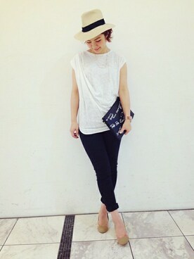 みょん／ALAND STAFFさん（レディース・163cm）の夏コーディネート