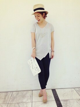 みょん／ALAND STAFFさん（レディース・163cm）の夏コーディネート