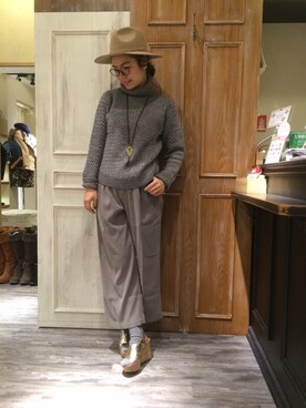 みょん／ALAND STAFFさん（レディース・163cm）の秋コーディネート