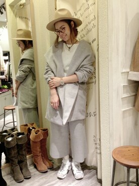 みょん／ALAND STAFFさん（レディース・163cm）の秋コーディネート