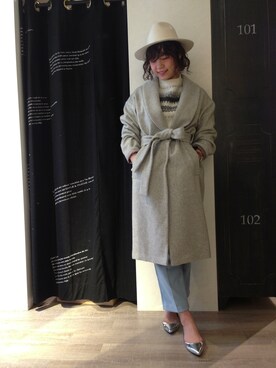 みょん／ALAND STAFFさん（レディース・163cm）の冬コーディネート