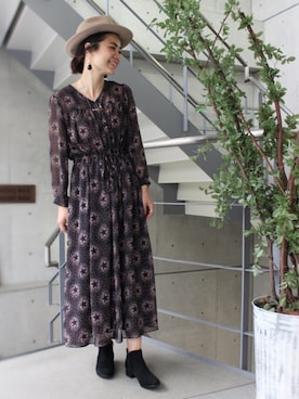 「more than words（モアザンワーズ）のアイテム」を使った、みょん／ALAND STAFFさん（レディース・163cm）の秋コーディネート