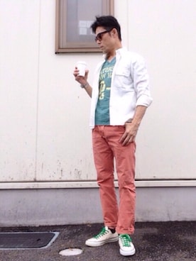 「GAP」｜seiさん（メンズ・173cm・40代）の春コーディネート