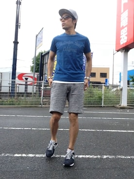 「The Flat Head（ザ・フラットヘッド）のアイテム（アクセサリー）」を使った、seiさん（メンズ・173cm）の夏コーディネート