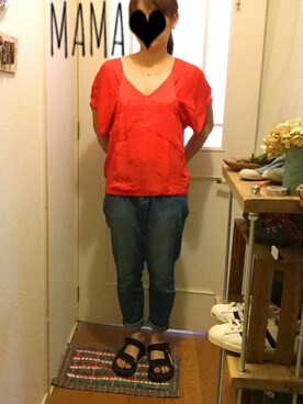 「L.H.P（エルエイチピー）のアイテム」を使った、ana...ibu...さん（キッズ・100cm）の夏コーディネート