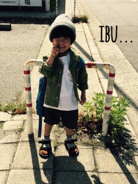 ana...ibu...さん（キッズ・100cm）の春コーディネート