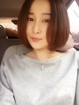 「MOUSSY（マウジー）のアイテム（チュニック）」を使った、ミニーちゃんと持ってるさん（レディース・162cm）の春コーディネート