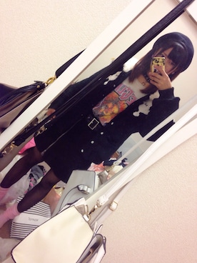 「ショッピング」｜「アイテム（スタジャン）」を使った、Natsuさん（レディース・161cm）の冬コーディネート