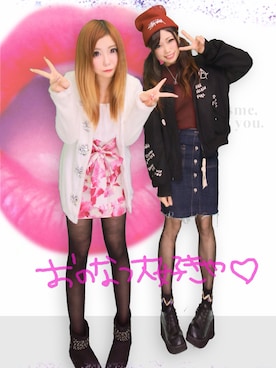 「FIG&VIPER（フィグアンドバイパー）のアイテム（レッグウェア）」を使った、Natsuさん（レディース・161cm）の冬コーディネート
