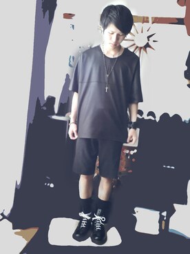 「アイテム（ピアス（両耳用））」を使った、nobuさん（メンズ・165cm・20代）の夏コーディネート