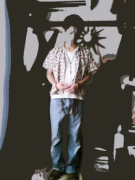 「Paul Smith（ポールスミス）のアイテム（キーホルダー）」を使った、nobuさん（メンズ・165cm）の夏コーディネート