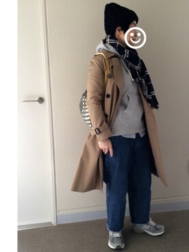 「COLOMBO（コロンボ）のアイテム」を使った、Anndyさん（レディース・154cm）の冬コーディネート