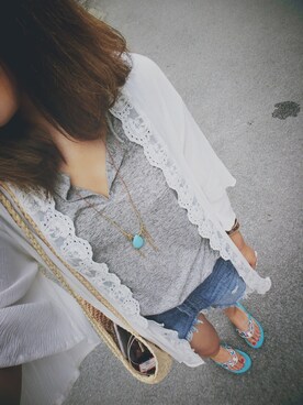 Vianaさん（レディース・158cm）の夏コーディネート