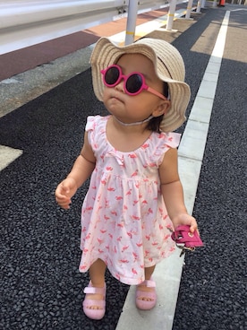 「amabro（アマブロ）のアイテム」を使った、babykotomiさん（キッズ・80cm）の秋コーディネート