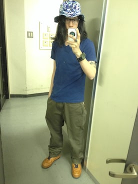 「泰八郎謹製（タイハチロウキンセイ）のアイテム」を使った、Kato-Aさん（メンズ・165cm）の春コーディネート