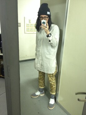 「泰八郎謹製（タイハチロウキンセイ）のアイテム」を使った、Kato-Aさん（メンズ・165cm）の春コーディネート