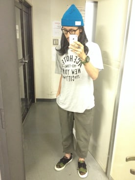 「ADPOSION（アドポーション）のアイテム（シューズ）」を使った、Kato-Aさん（メンズ・165cm）の秋コーディネート