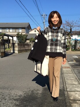 AI ♡さん（レディース・163cm）の冬コーディネート