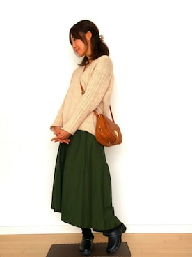 AI ♡さん（レディース・163cm）の冬コーディネート