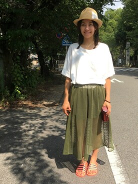 AI ♡さん（レディース・163cm）の夏コーディネート