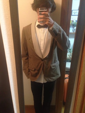 「DRIES VAN NOTEN（ドリスヴァンノッテン）のアイテム（その他）」を使った、TomOさん（メンズ・178cm）の秋コーディネート