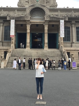 「MEDA（メダ）のアイテム」を使った、Risa Kaihoさん（レディース・157cm）の夏コーディネート