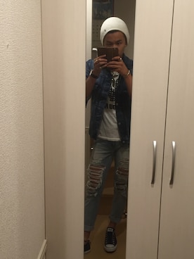 「栄」｜「アイテム（ジャケット/アウター）」を使った、ニガリさん（メンズ・175cm）の秋コーディネート