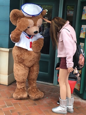 「iiJinのアイテム」を使った、MUMUさん（レディース・165cm）の秋コーディネート