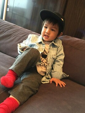 Kai☆☆さん（キッズ・90cm）の秋コーディネート