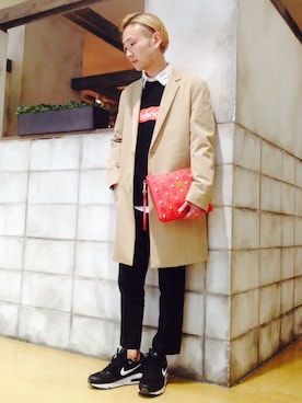 「L.H.P（エルエイチピー）のアイテム（その他アウター）」を使った、Junya Kasugaさん（メンズ・170cm）の冬コーディネート