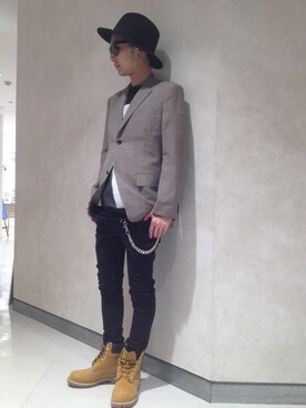 Junya Kasugaさん（メンズ・170cm）の春コーディネート