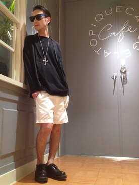 「L.H.P（エルエイチピー）のアイテム（テーラードジャケット）」を使った、Junya Kasugaさん（メンズ・170cm）の夏コーディネート