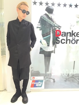 「JULIUS（ユリウス）のアイテム」を使った、Junya Kasugaさん（メンズ・170cm）の夏コーディネート