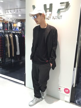 「soe（ソーイ）のアイテム（ジャケット/アウター）」を使った、Junya Kasugaさん（メンズ・170cm）の秋コーディネート