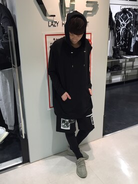 「MISBHV（ミスビヘイブ）のアイテム」を使った、Junya Kasugaさん（メンズ・170cm）の春コーディネート
