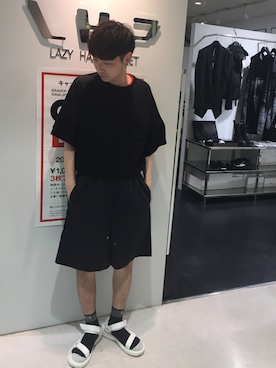 「L.H.P（エルエイチピー）のアイテム（パンツ）」を使った、Junya Kasugaさん（メンズ・170cm）の春コーディネート