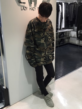 Junya Kasugaさん（メンズ・170cm）の春コーディネート