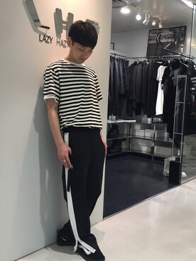 Junya Kasugaさん（メンズ・170cm）の夏コーディネート