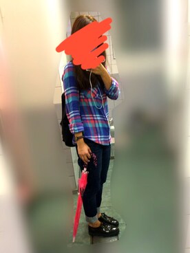 「にゃー」｜「アイテム（その他シューズ）」を使った、ゆうなさん（レディース・156cm）の夏コーディネート