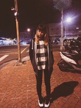 「Roots Canadaのアイテム（ジャケット/アウター）」を使った、b̼̫a̼̫n̼̫💃さん（レディース・169cm）の冬コーディネート