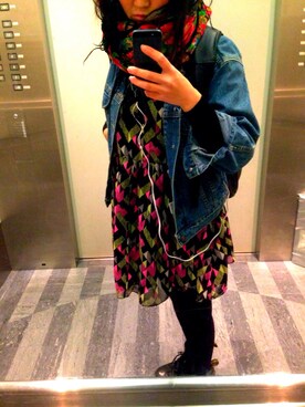 「FCUK（フレンチコネクション）のアイテム」を使った、NAOさん（レディース・162cm）の春コーディネート