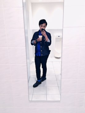 「ジージャン」｜「アイテム（その他アウター）」を使った、TAKAHIROさん（メンズ・160cm）の夏コーディネート