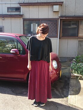 「prit（プリット）のアイテム」を使った、YUMIさん（メンズ・160cm）の夏コーディネート