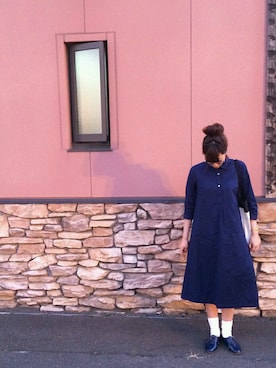 「flataのアイテム」を使った、YUMIさん（レディース・168cm）の春コーディネート